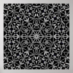 Poster Mandala industriel 