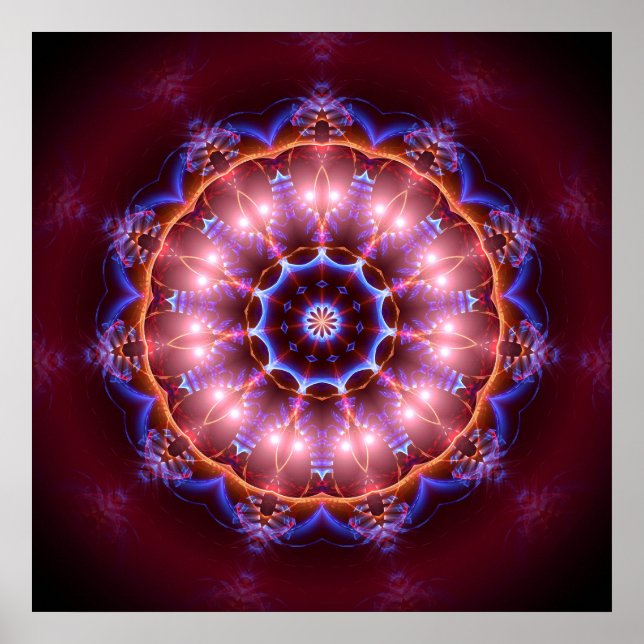 Poster Mandala 'Owela 1 (Devant)