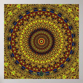 Poster Mandala perdu