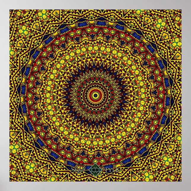 Poster Mandala perdu (Devant)
