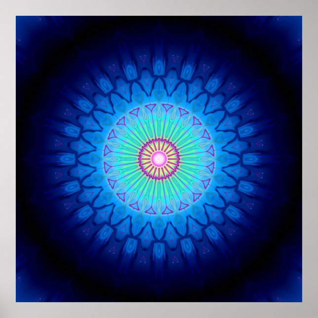 Poster Mandala Quasar 1 (Devant)