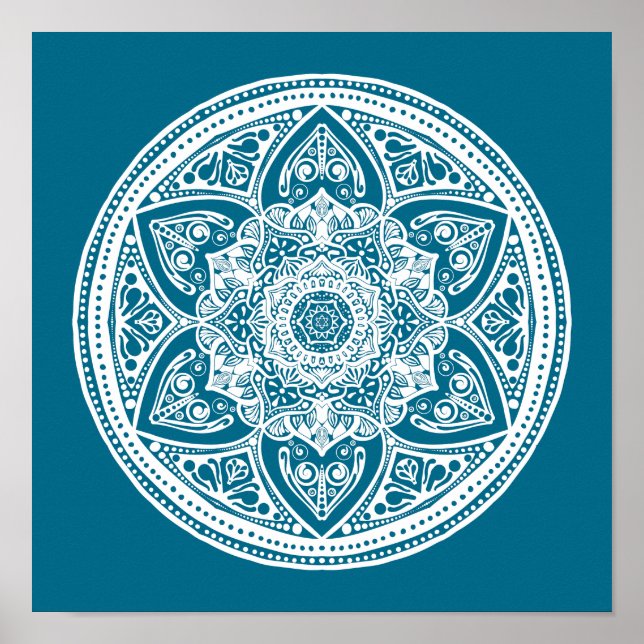 Poster Mandala Tidepool (Devant)