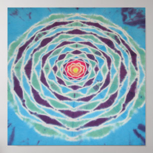 Poster Mandala Tie Dye