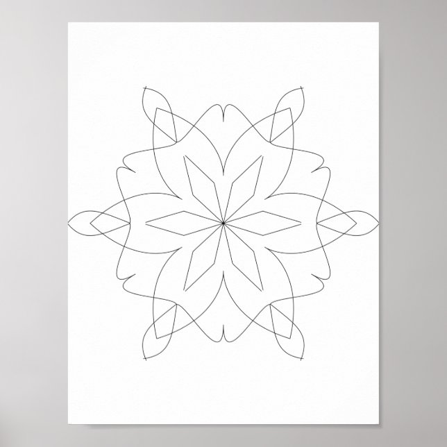 Poster - Mandala to Colour (Front)