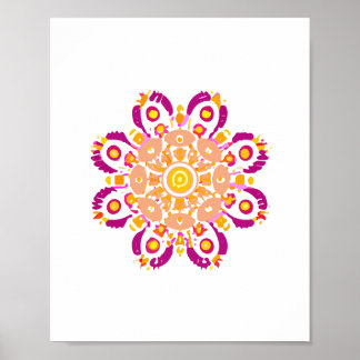 Poster mandala Zoom jouet