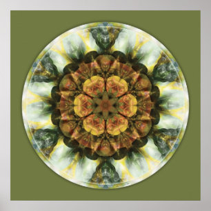 Poster Mandalas du Coeur de la Paix, No 9