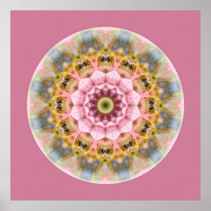Poster Mandalas du coeur de la transformation, no. 1