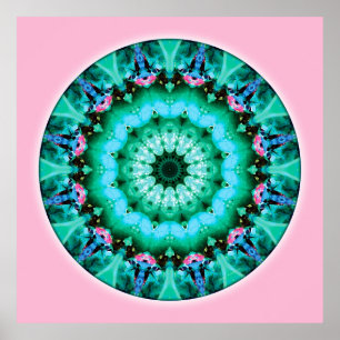 Poster Mandalas du coeur de la transformation, no. 5