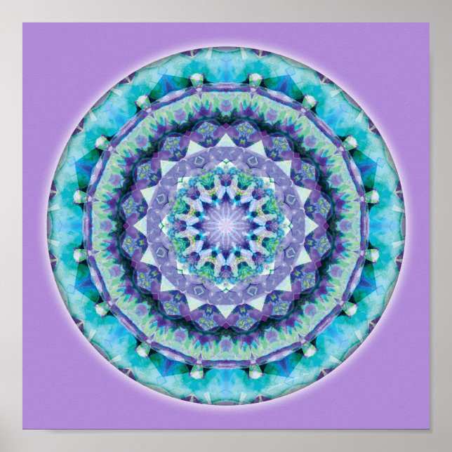 Poster Mandalas of Deep Trust, no 1 (Devant)