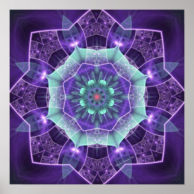 Poster Mandalas of Unity 12 Imprimer (Devant)