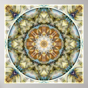 Poster Mandalas pendant des périodes d'affiche de la