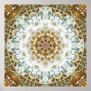 Poster Mandalas pendant des périodes d'affiche de la