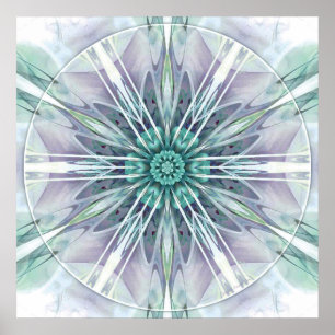 Poster Mandalas pendant des périodes d'affiche de la