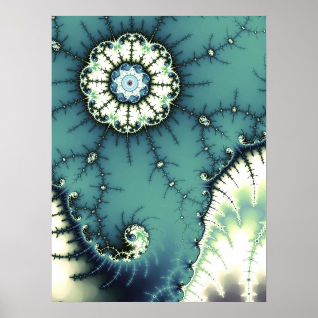 Poster Mandelbrot Fractalscape (Devant)