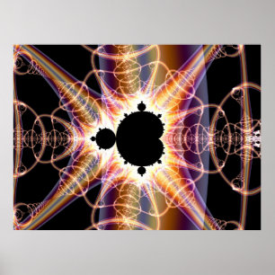 Poster Mandelbrot : translucide