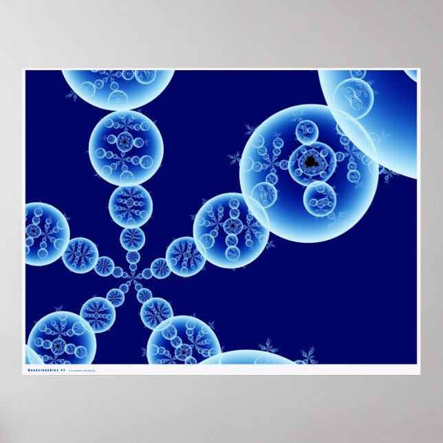 Poster Mandelbubbles (Devant)