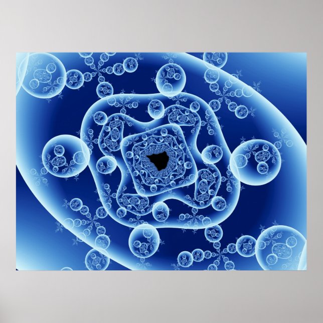 Poster Mandelbubbles 2 (Devant)