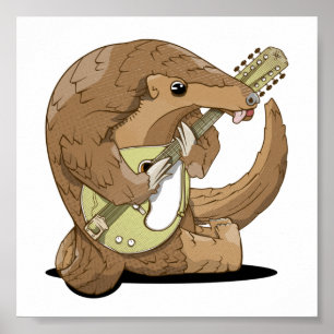 Poster Mandoline Pangolin