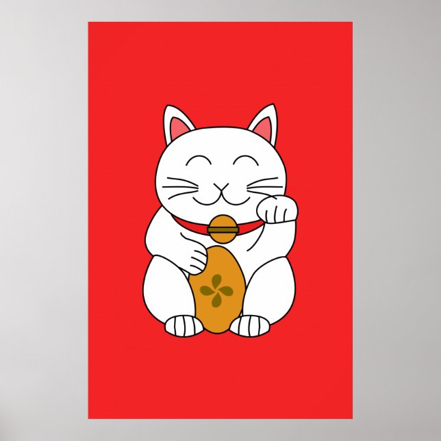 Poster Maneki Neko (Devant)
