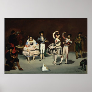 Poster Manet - Ballet espagnol