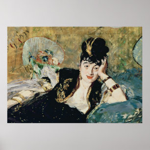 Poster Manet   La Dame aux fans