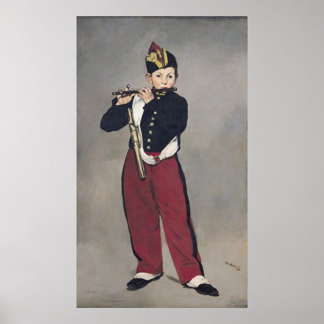 Poster Manet | Le Fifer, 1866 (Devant)