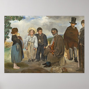 Poster Manet   le vieux musicien, 1862