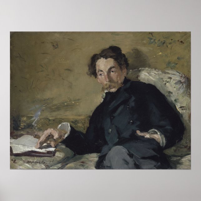 Poster Manet - Portrait De Stephane Mallarme (Devant)