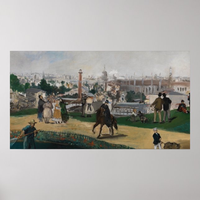 Poster Manet - Salon mondial (Devant)