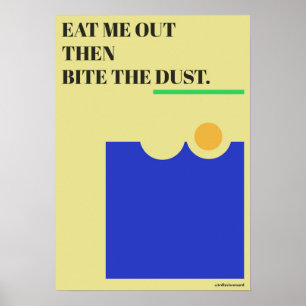 Poster Mange-moi dehors.