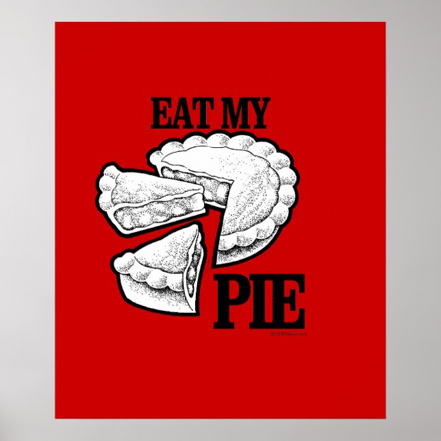POSTER MANGE MON PIE (Devant)