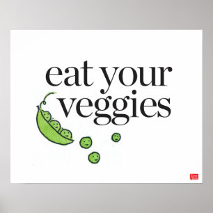 Poster Mange tes Légumes