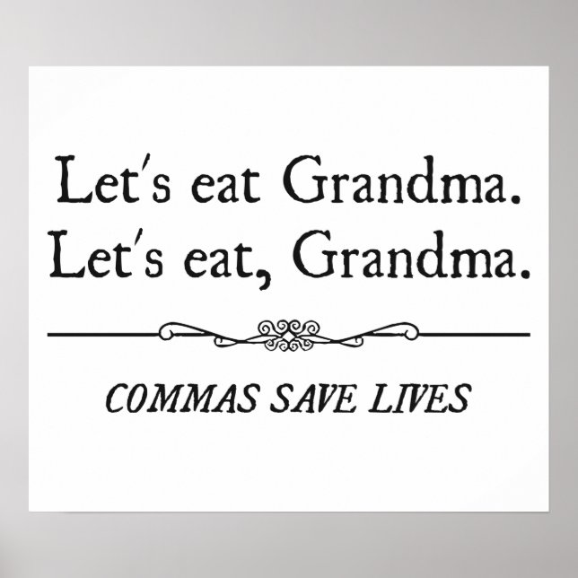Poster Mangeons des mamans commas Sauvez des vies (Devant)