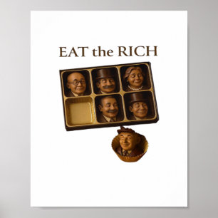 Poster Manger Les Riches Classique