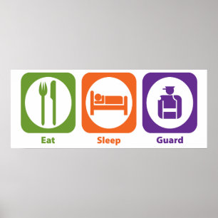 Poster Manger Sleep Guard