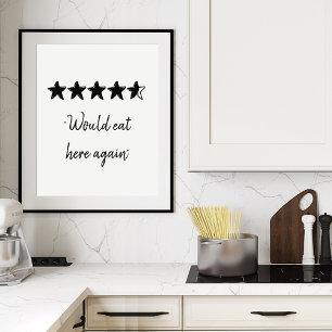 Poster Mangerait Ici De Nouveau Cote Cuisine
