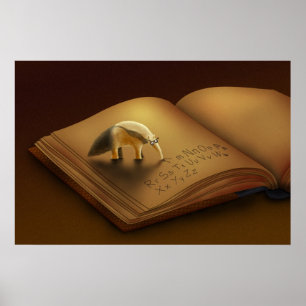 Poster Mangeur de lettre