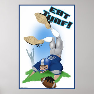 POSTER MANGEZ DU TURF !