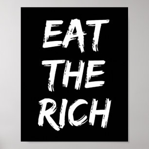 Poster Mangez les riches - Socialiste