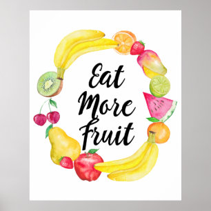 Poster Mangez plus de fruits