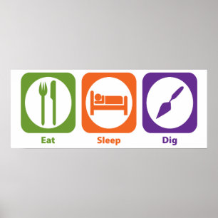 Poster Mangez Sleep Dig