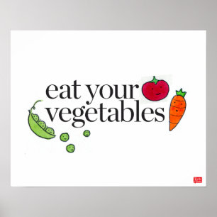 Poster Mangez vos légumes