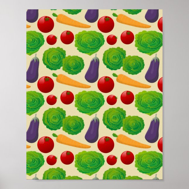 Poster Mangez vos légumes (Devant)
