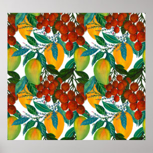 Poster Mango exotique : Été sans joint