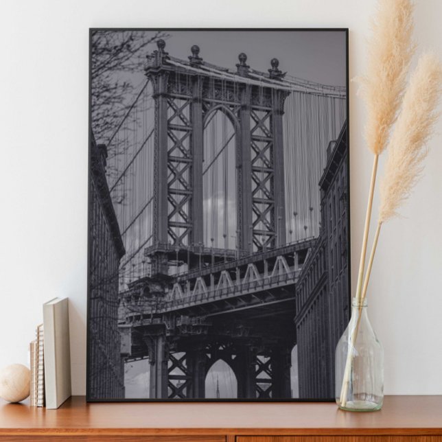 Poster Manhattan Bridge, Dumbo, Brooklyn NYC Photograph  (Créateur téléchargé)