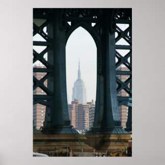 Poster Manhattan Bridge ESB