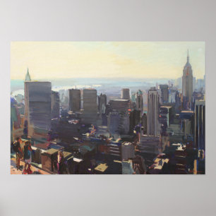 Poster Manhattan du Rockefeller Building 2012