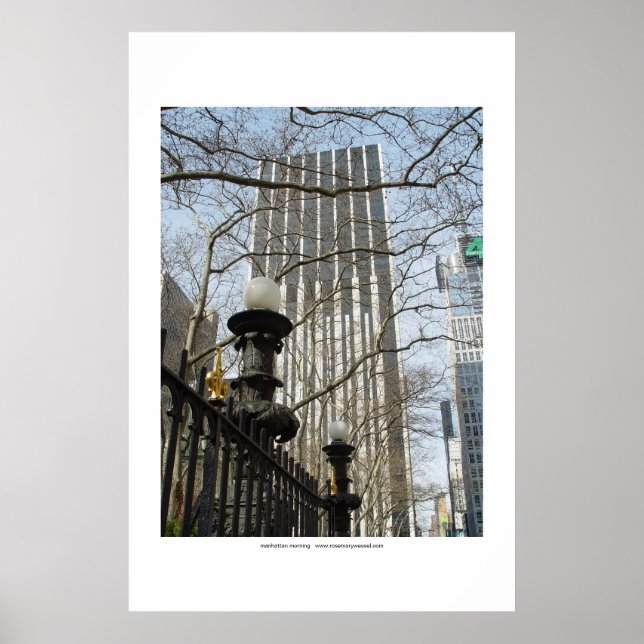 Poster manhattan matin (Devant)