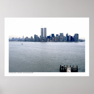 Poster Manhattan - New York Skyline, février 2000