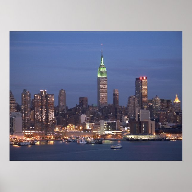 Poster Manhattan Skyline (Devant)